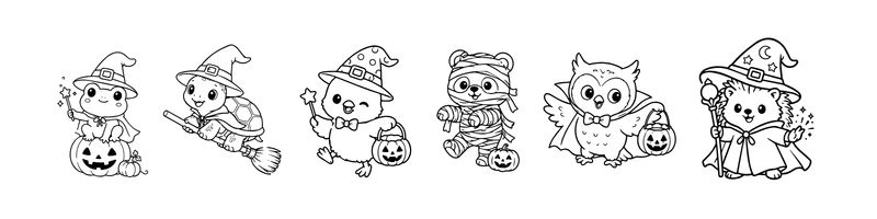 Halloween Tiere