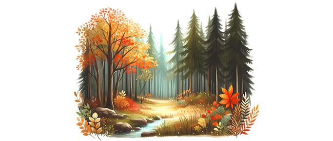 Herbstwald