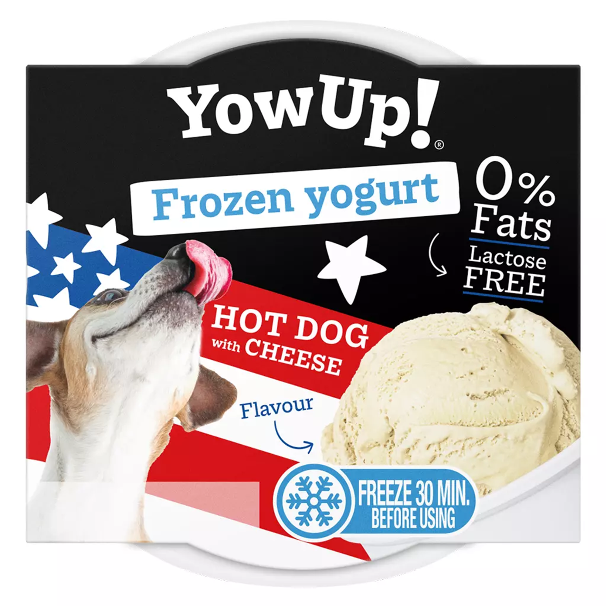 YowUp! Frozen Yoghurt HOT DOG CHEESE