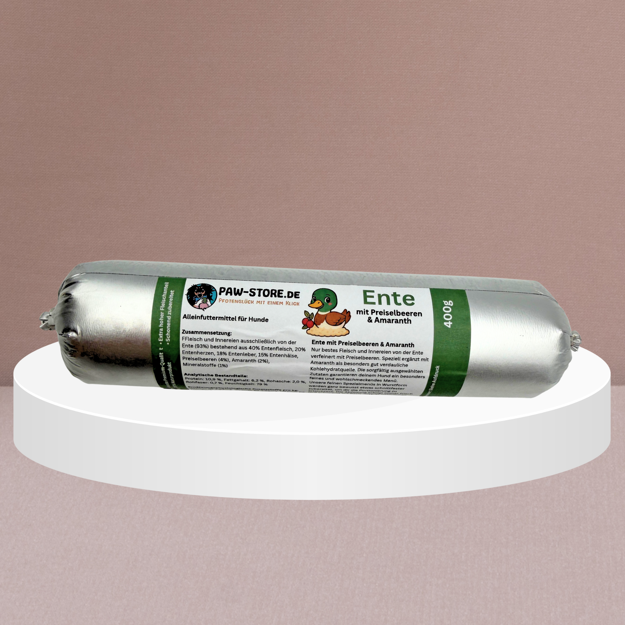 Gourmet Wurst (Barfwurst) 400g verschiedene Sorten
