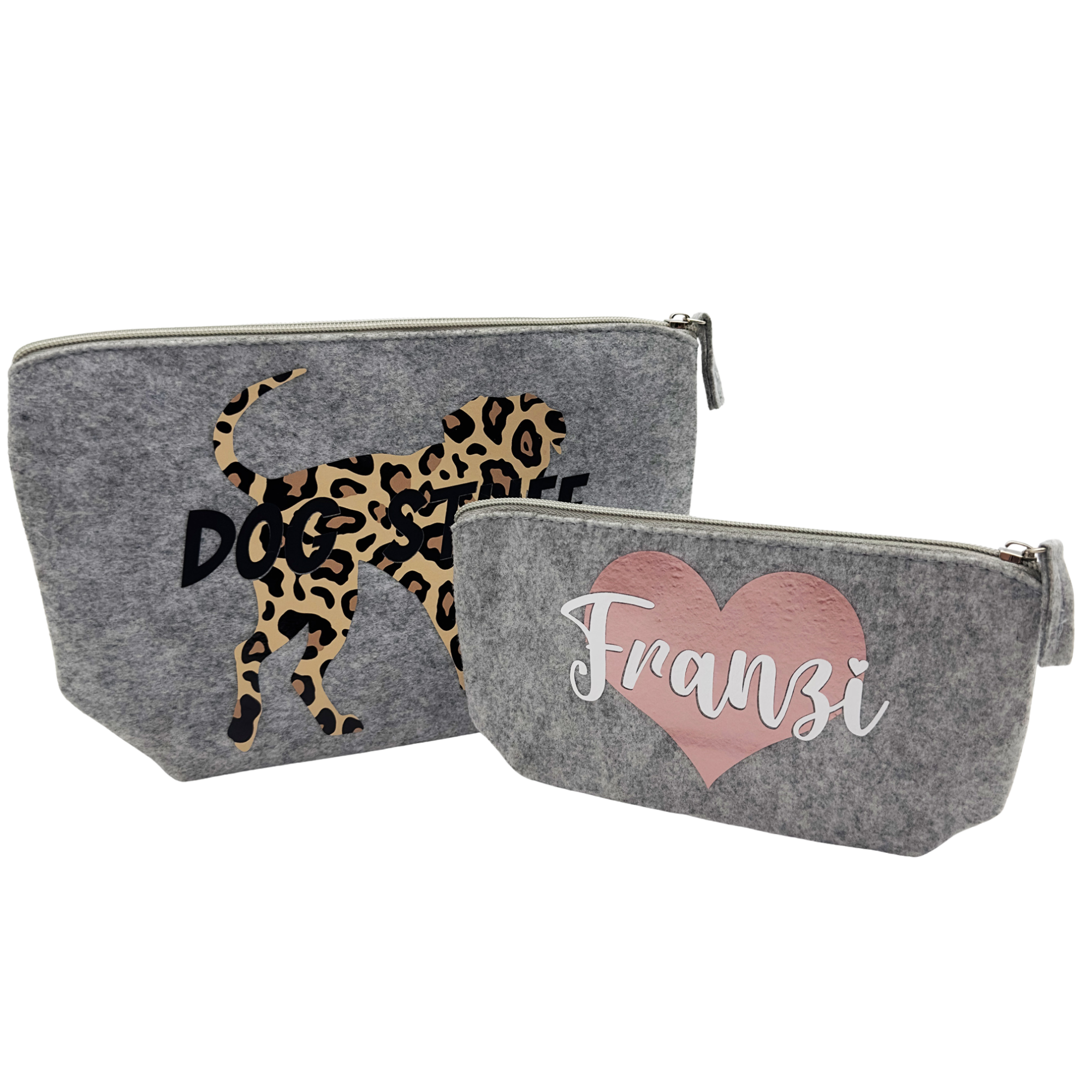 Kleine Filztaschen verschiedene Größen und Farben 