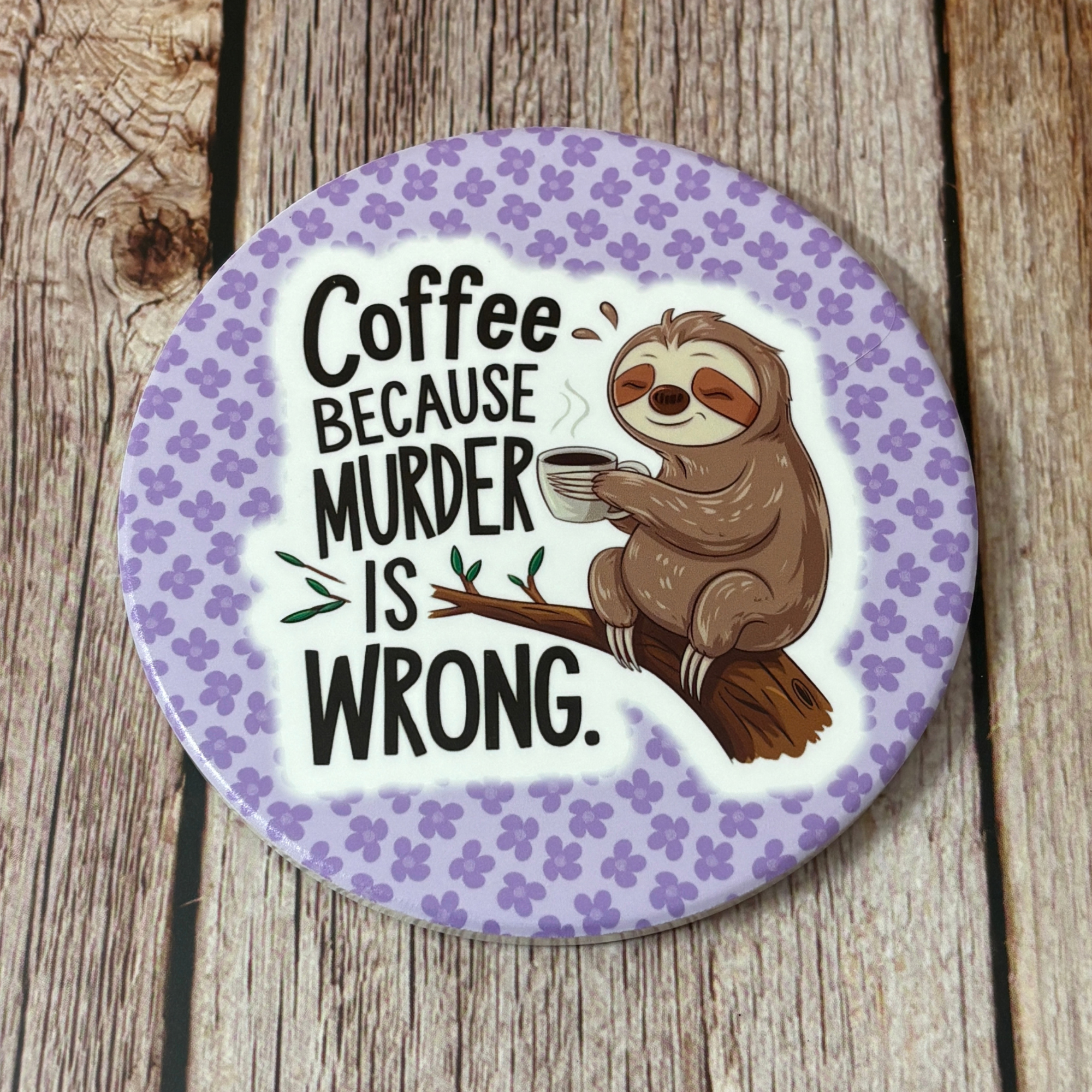 Customizable White Ceramic Coasters