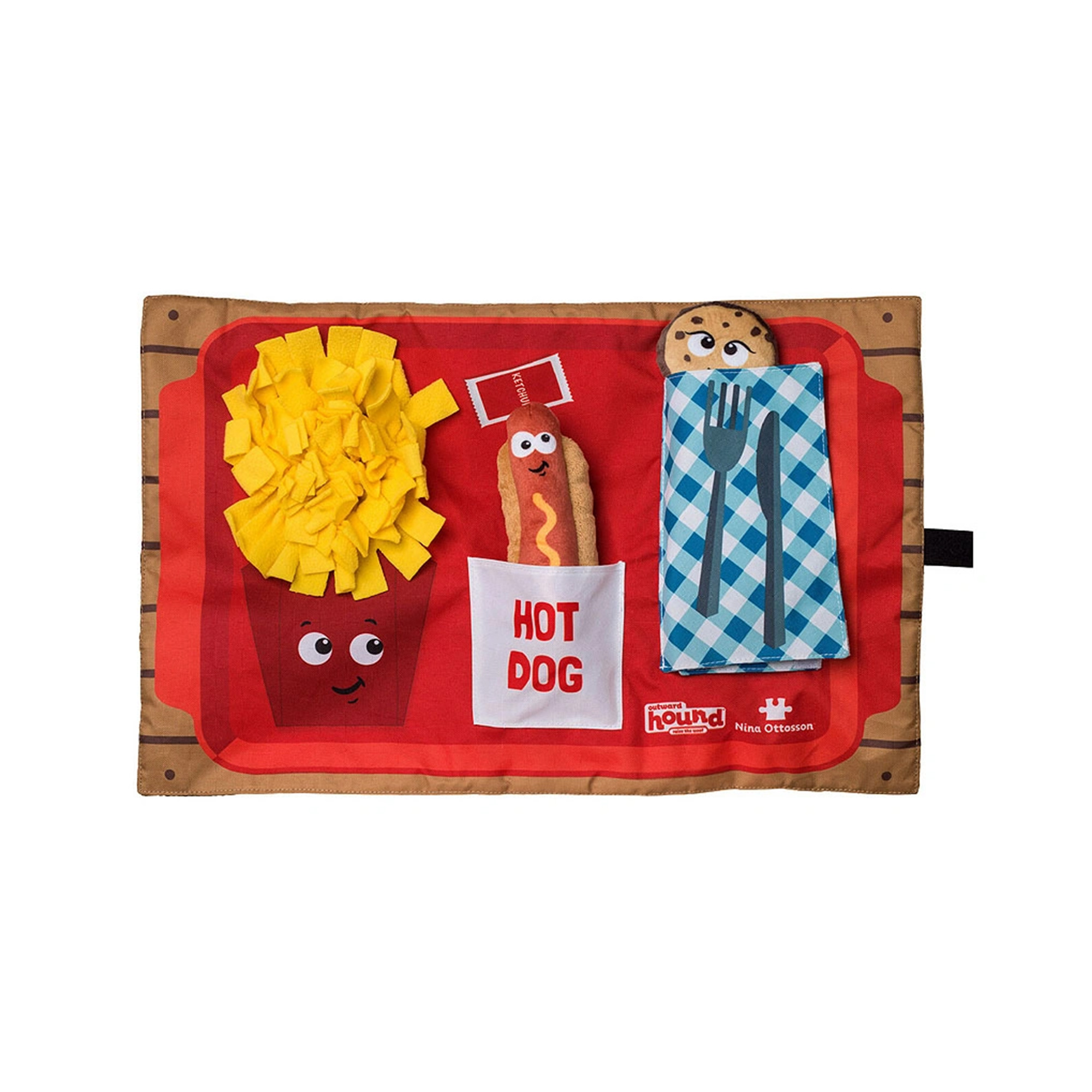 Nina Ottosson Schnüffelmatte Activity Matz Fast Food Fun