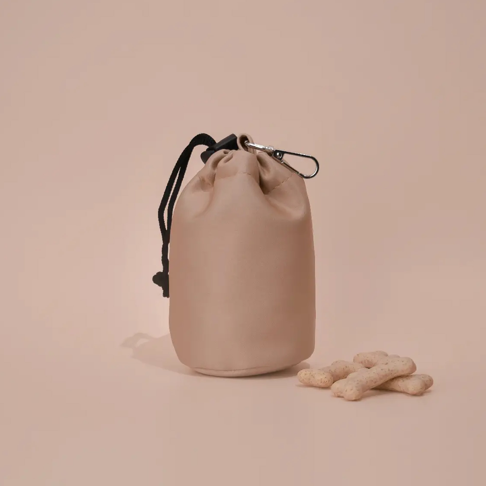 Leckerli Beutel mit Kordelzug Nude