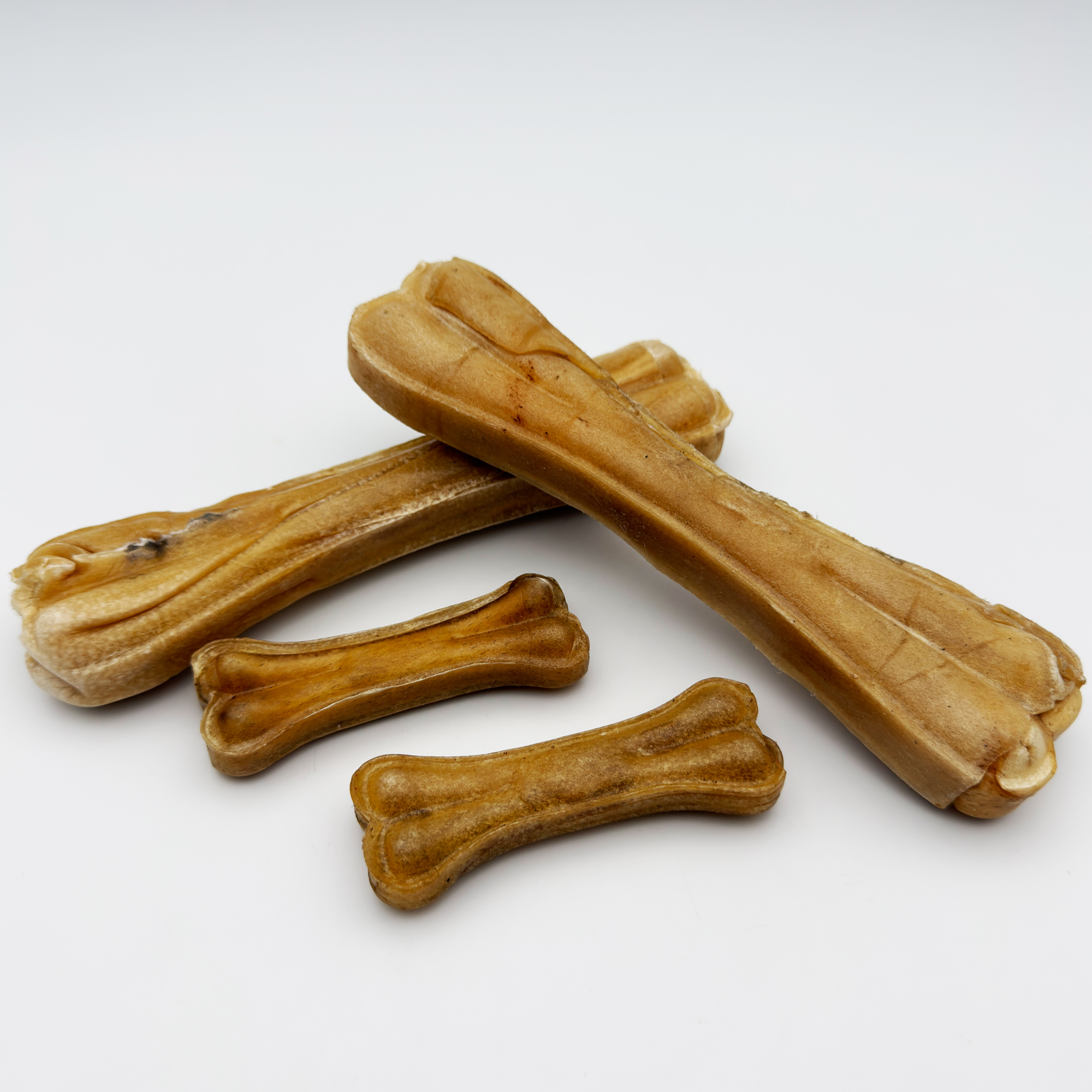 Büffelhaut Kauknochen verschiedene Größen 