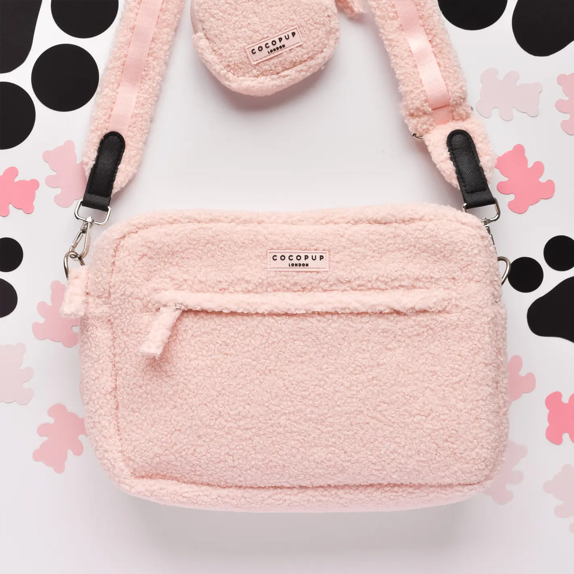 Große Gassi Tasche Teddy Rosa ohne Riemen