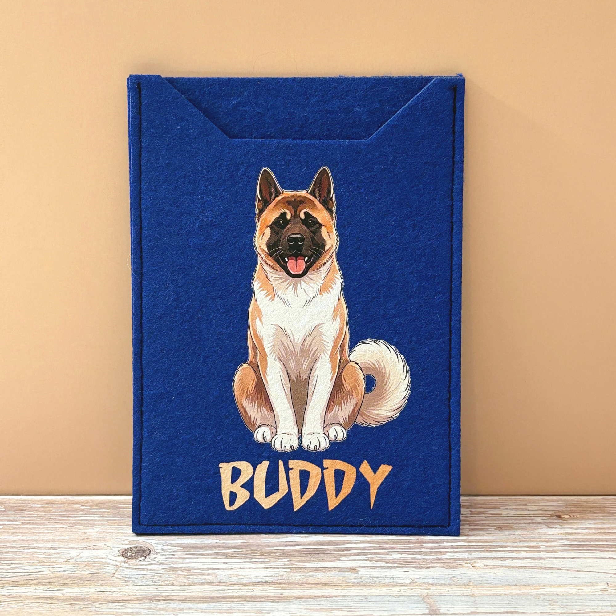 Custom Personalized Felt Pet Passport Cover