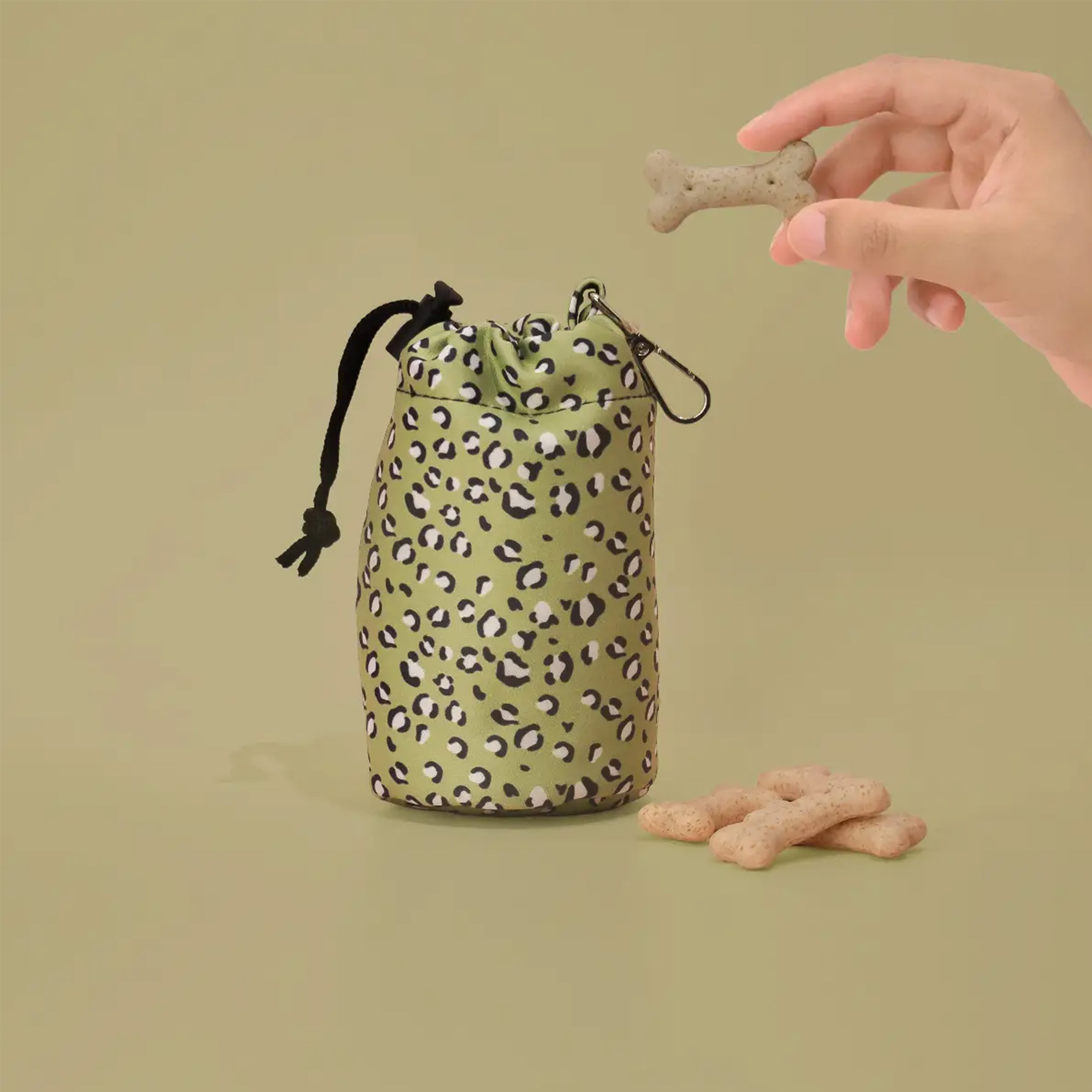 Leckerli Beutel mit Kordelzug Sage Leo