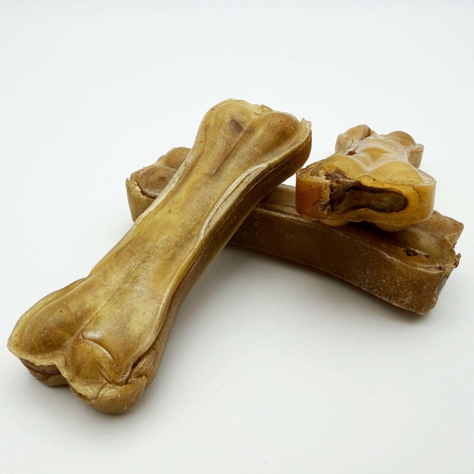 Büffelhaut Kauknochen mit (Büffel) Pansen