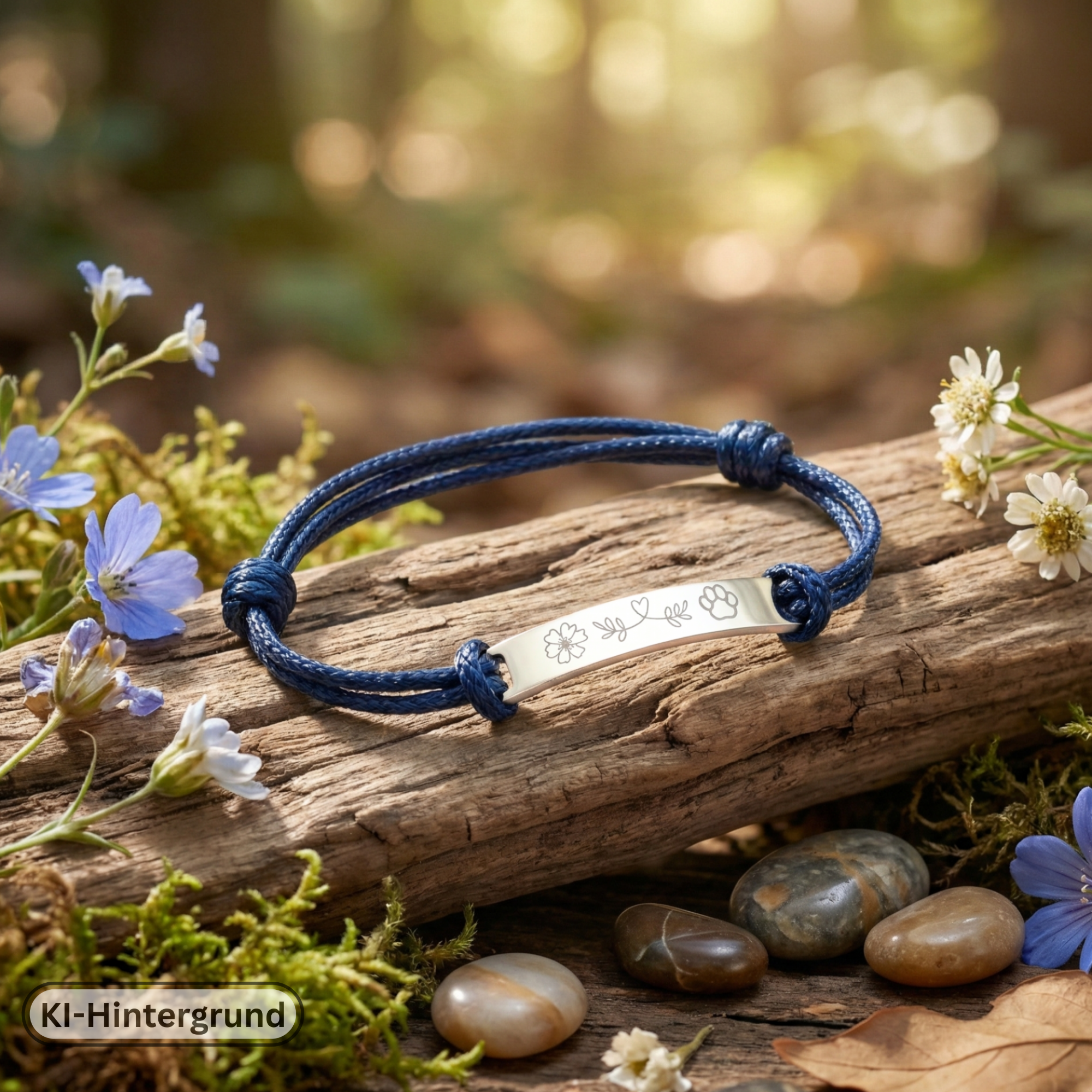 Cord Bracelet with Engraving