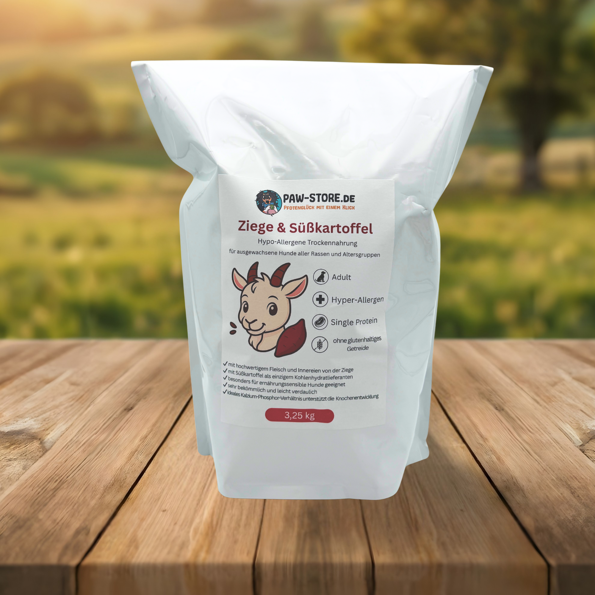 Trockenfutter Ziege & Süßkartoffel