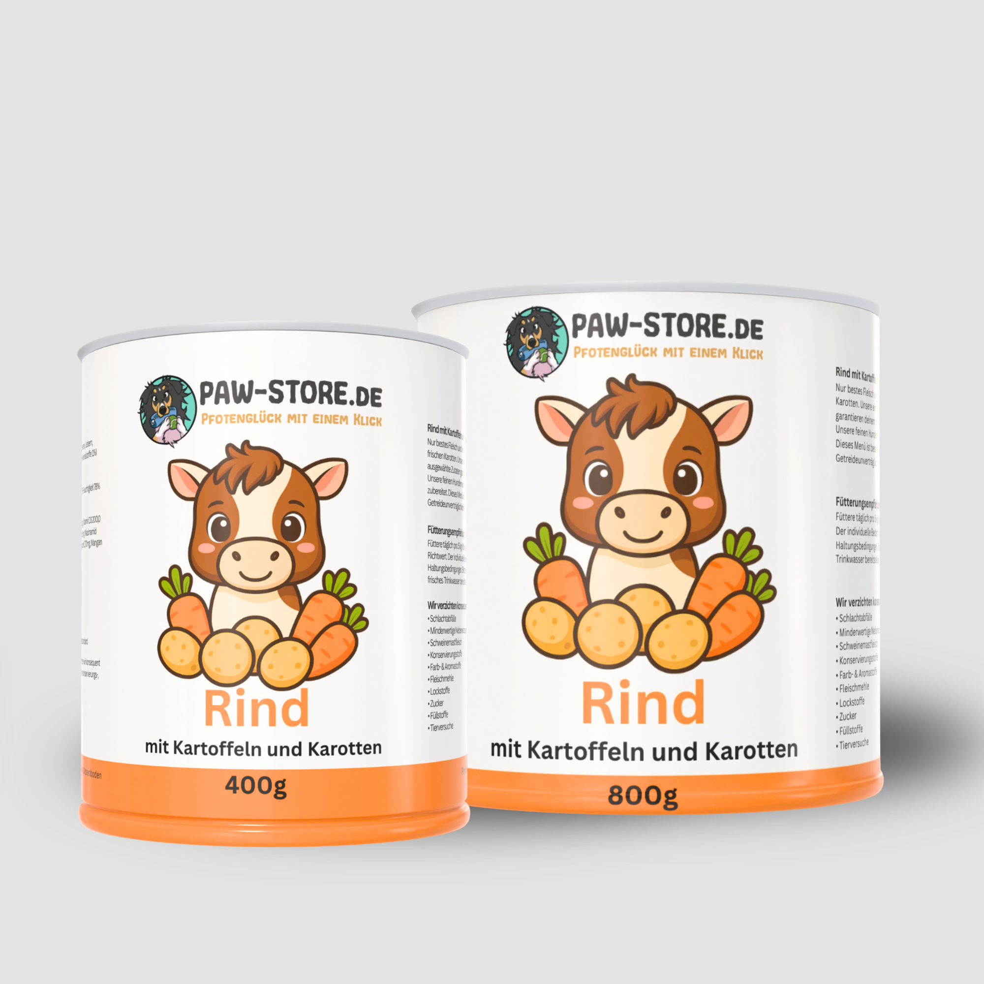 Rind mit Kartoffeln und Karotten