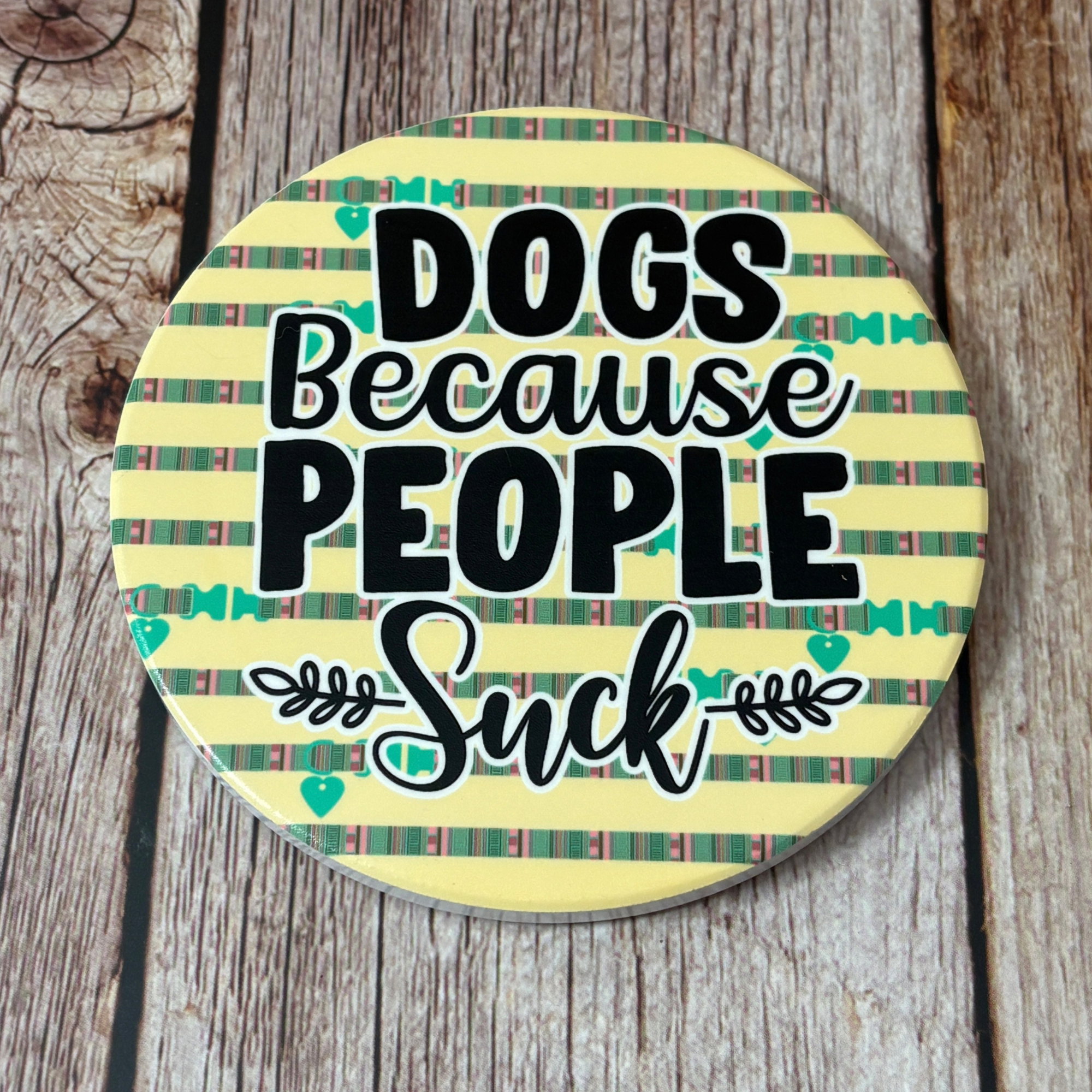 Customizable White Ceramic Coasters