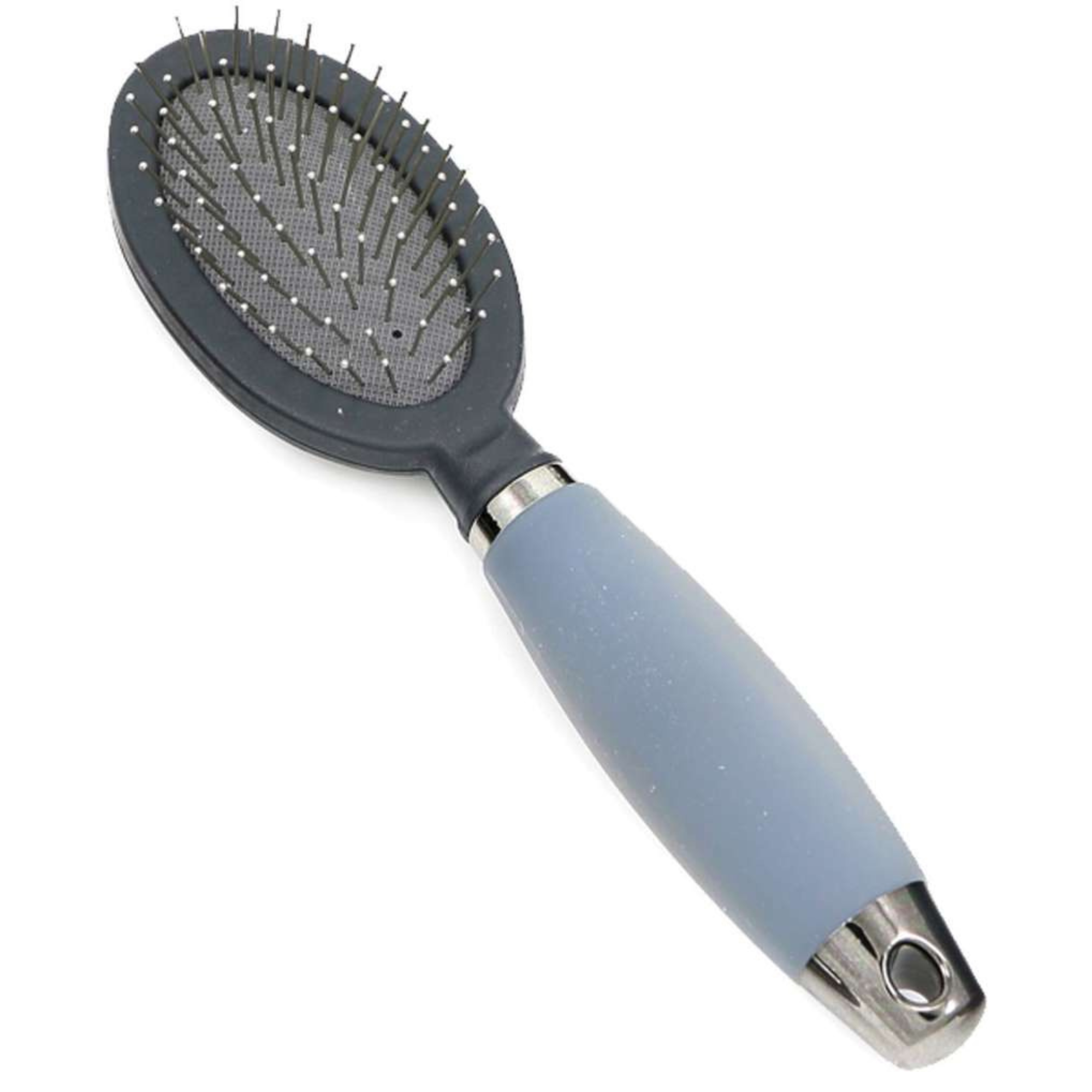 Ovale Pflegebürste Metallpins, klein, 5,5 x 21,5 cm Ovale Pflegebürste Metallpins, klein, 5,5 x 21,5 cm