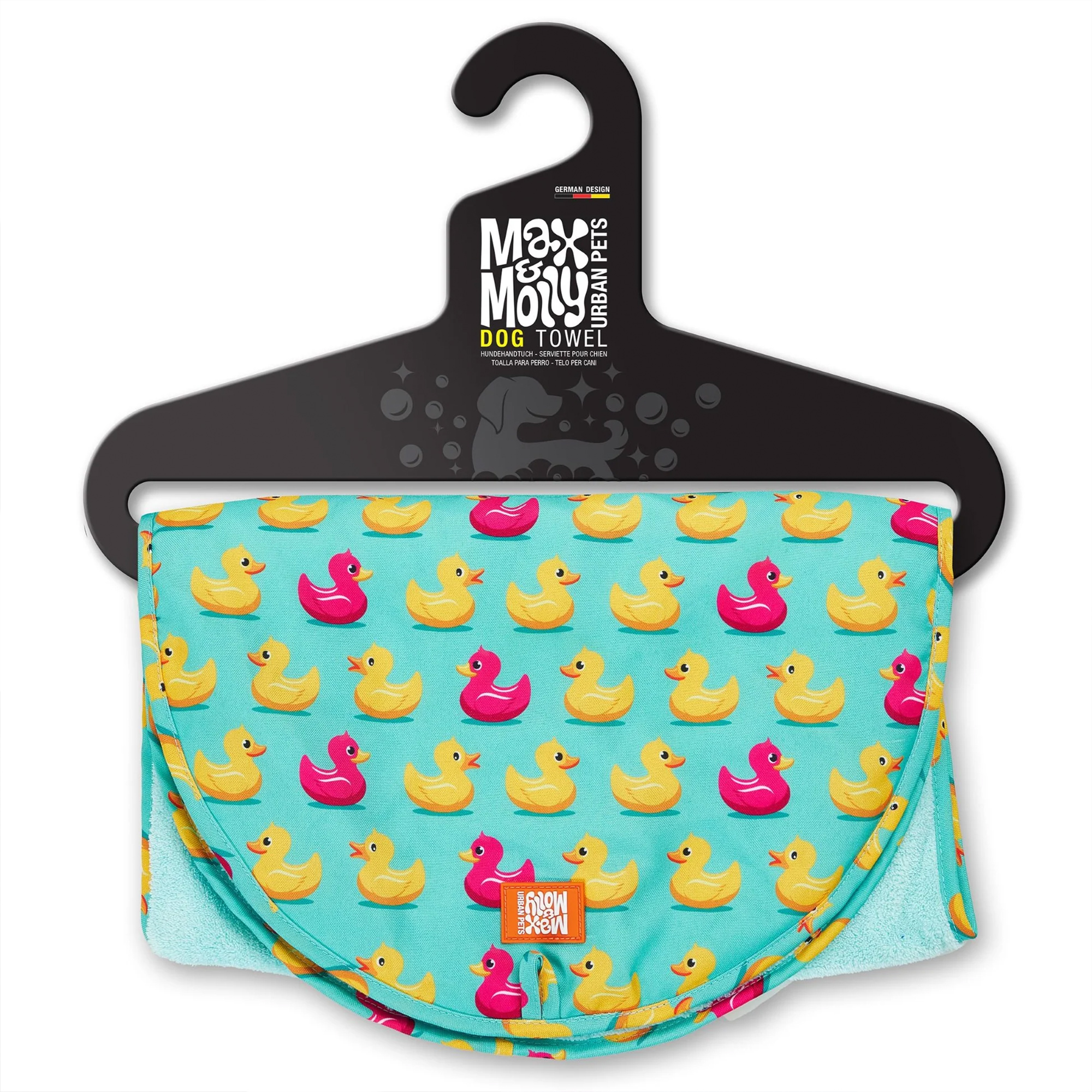 Max & Molly Hundehandtuch Entchen