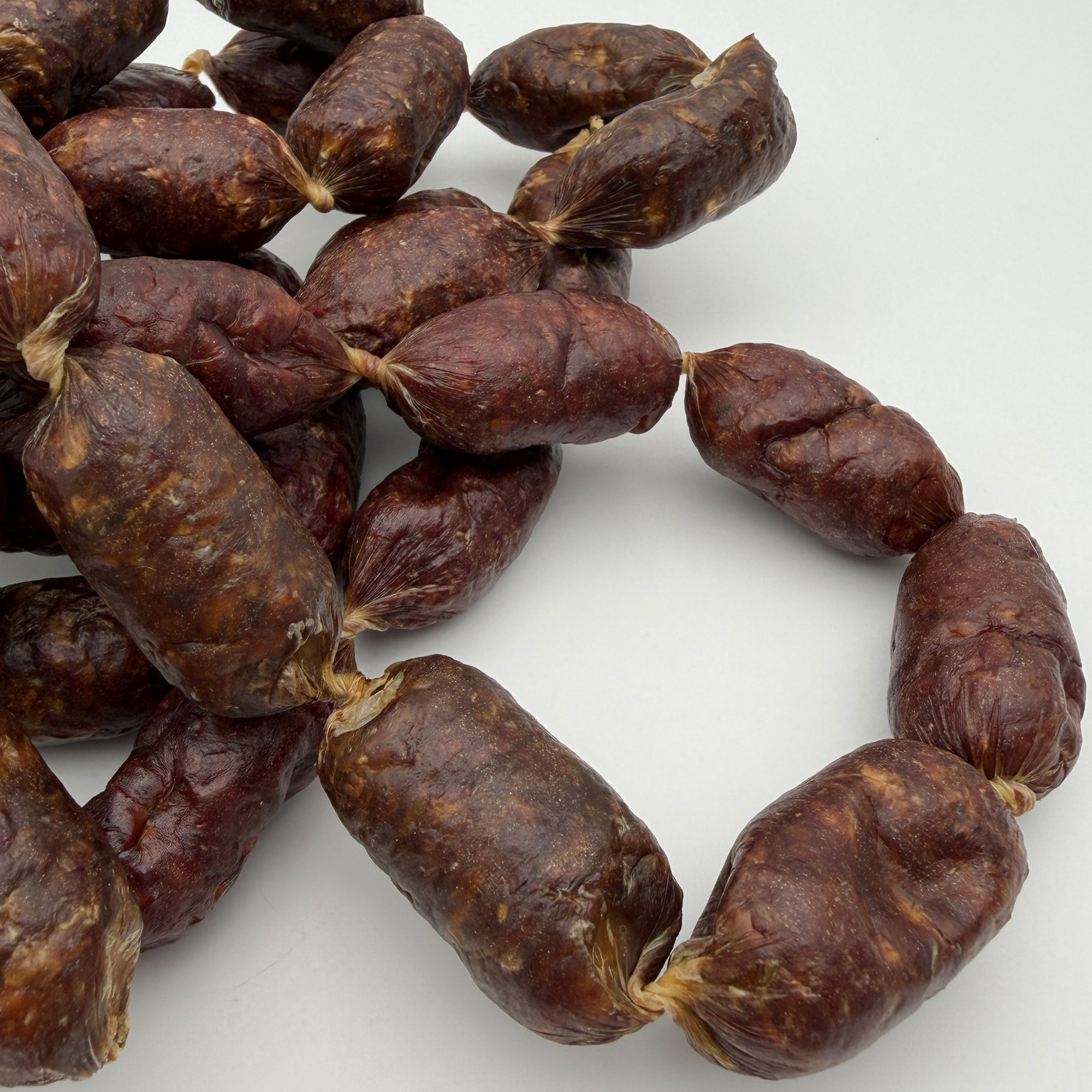 Salami Pralinen Rind mit Seealge und Salz