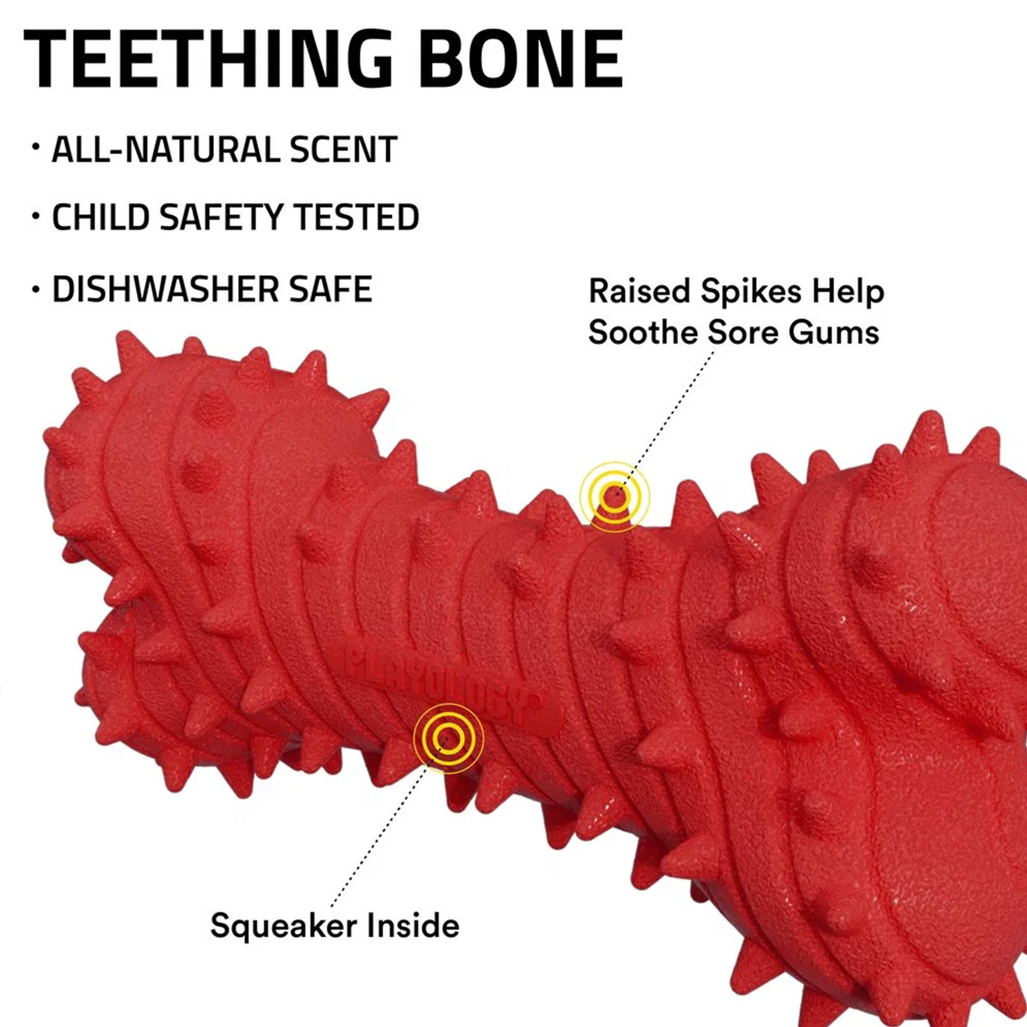 Playology Teething Bone Jumbo – Rind