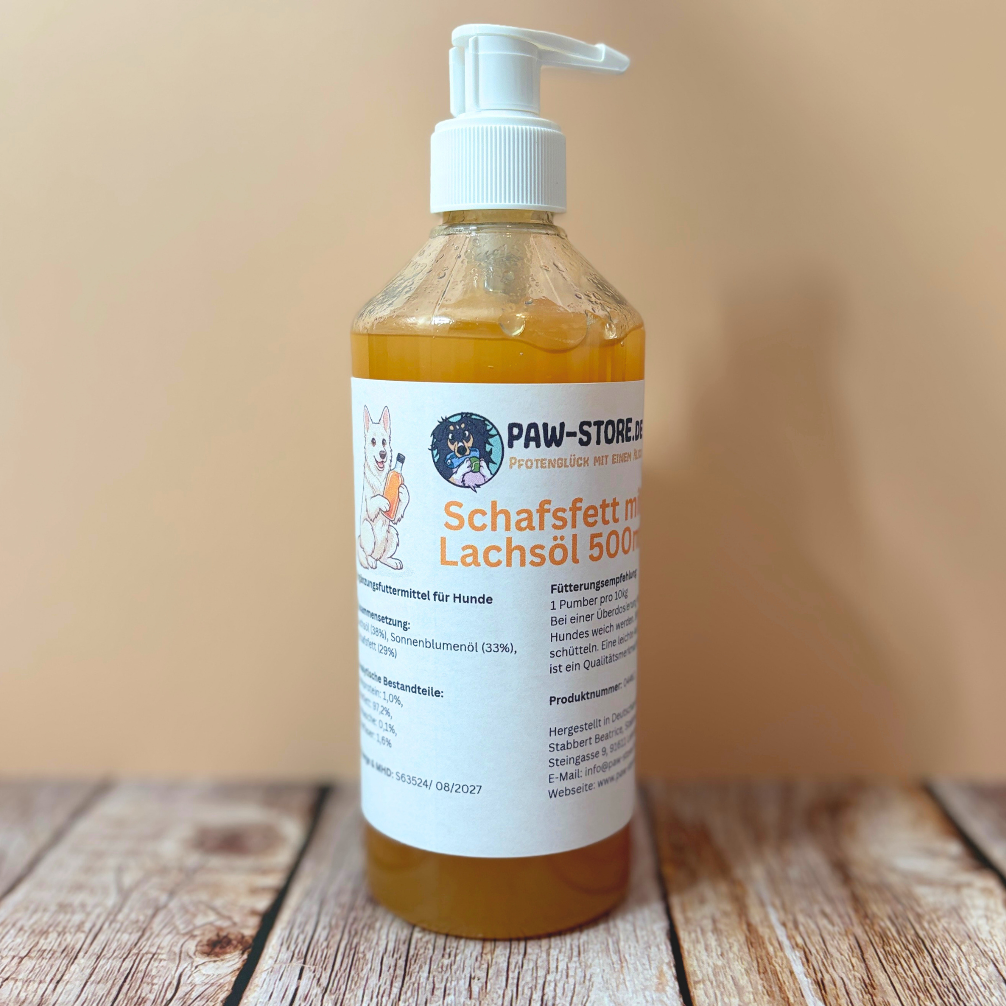 Sheep Fat with Salmon Oil