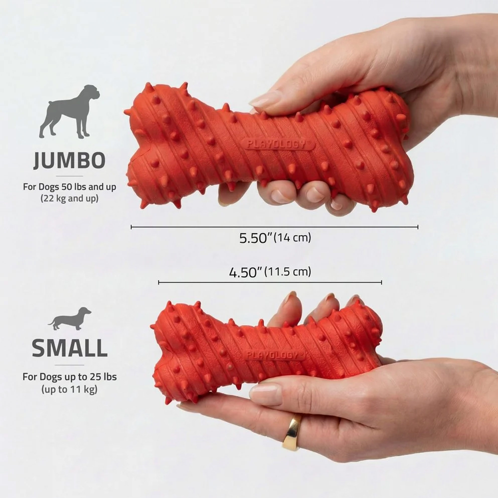 Playology Teething Bone Jumbo – Rind