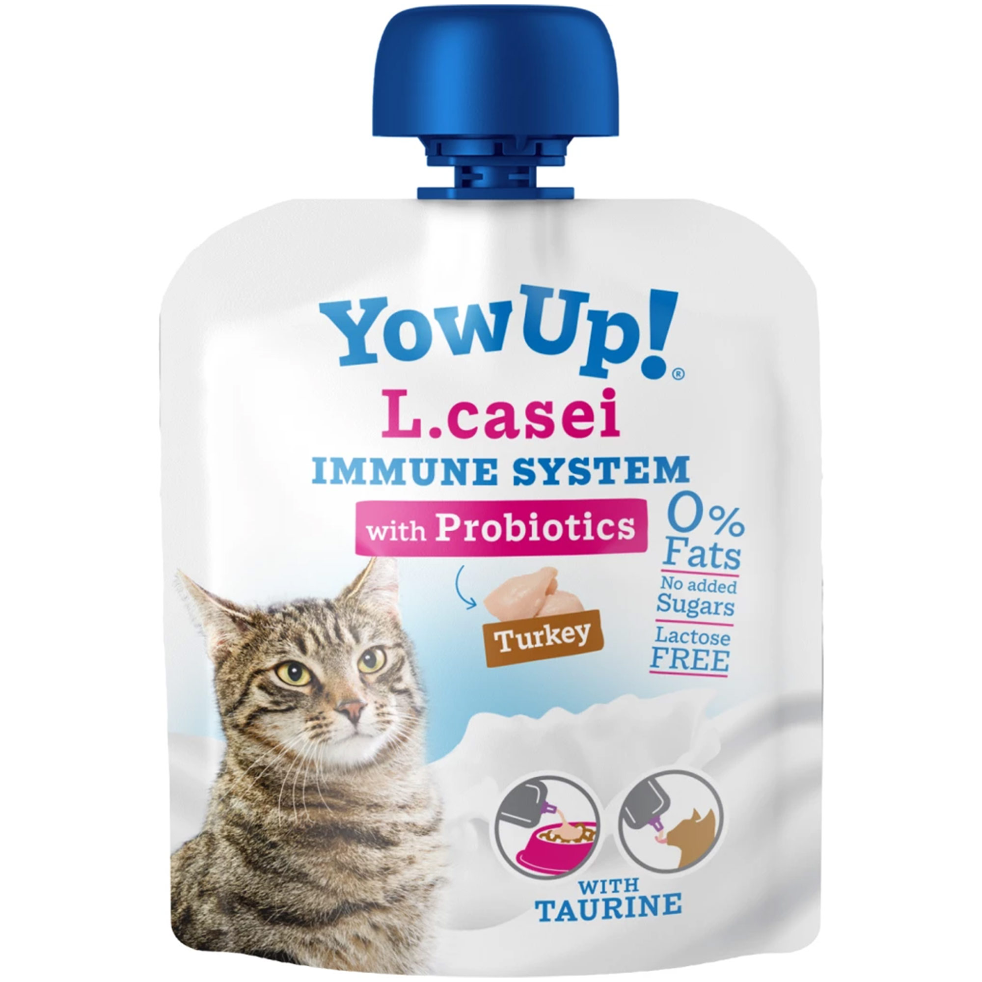 YowUp! L. Casei Immune System Turkey Katze